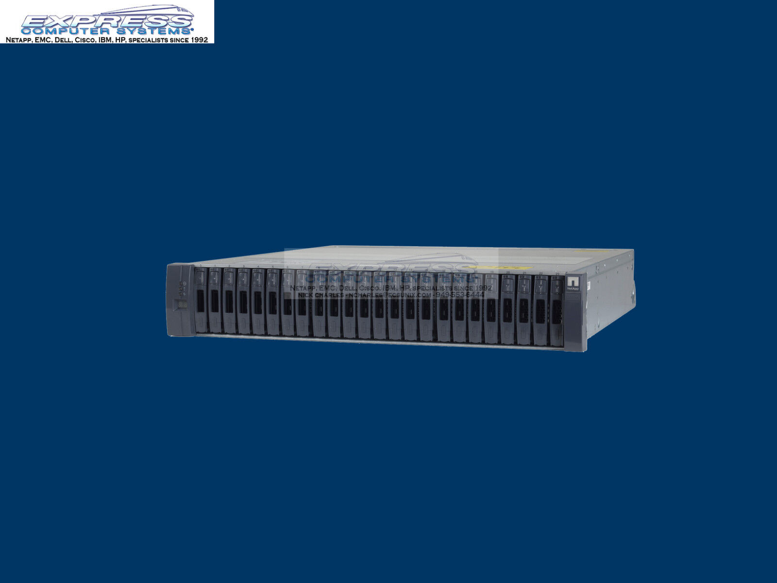 Netapp DS224C 24x 1.8TB 10K SAS X343A-R6 12g Expansion shelf 43.2TB