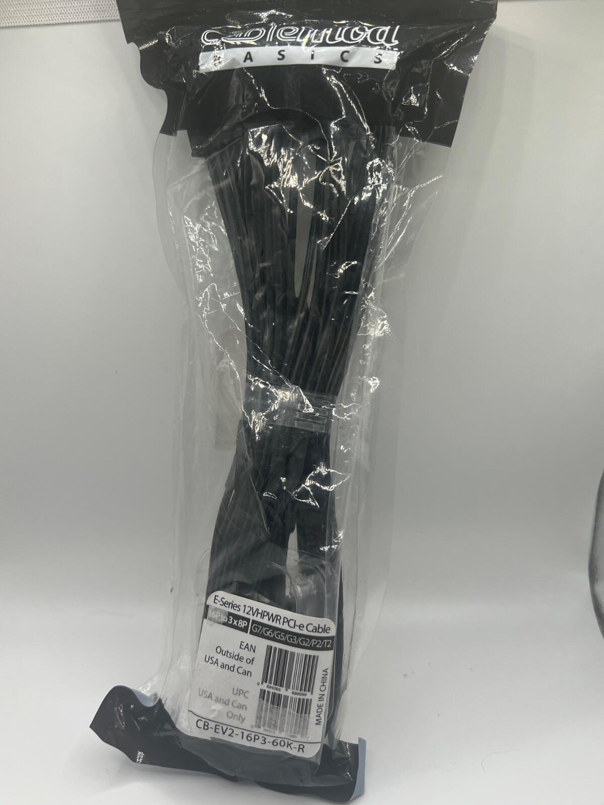CableMod Basics E-Series 12VHPWR PCI-e G7 / G6 / G5 / G3 / G2 / P2 / T2 EVGA