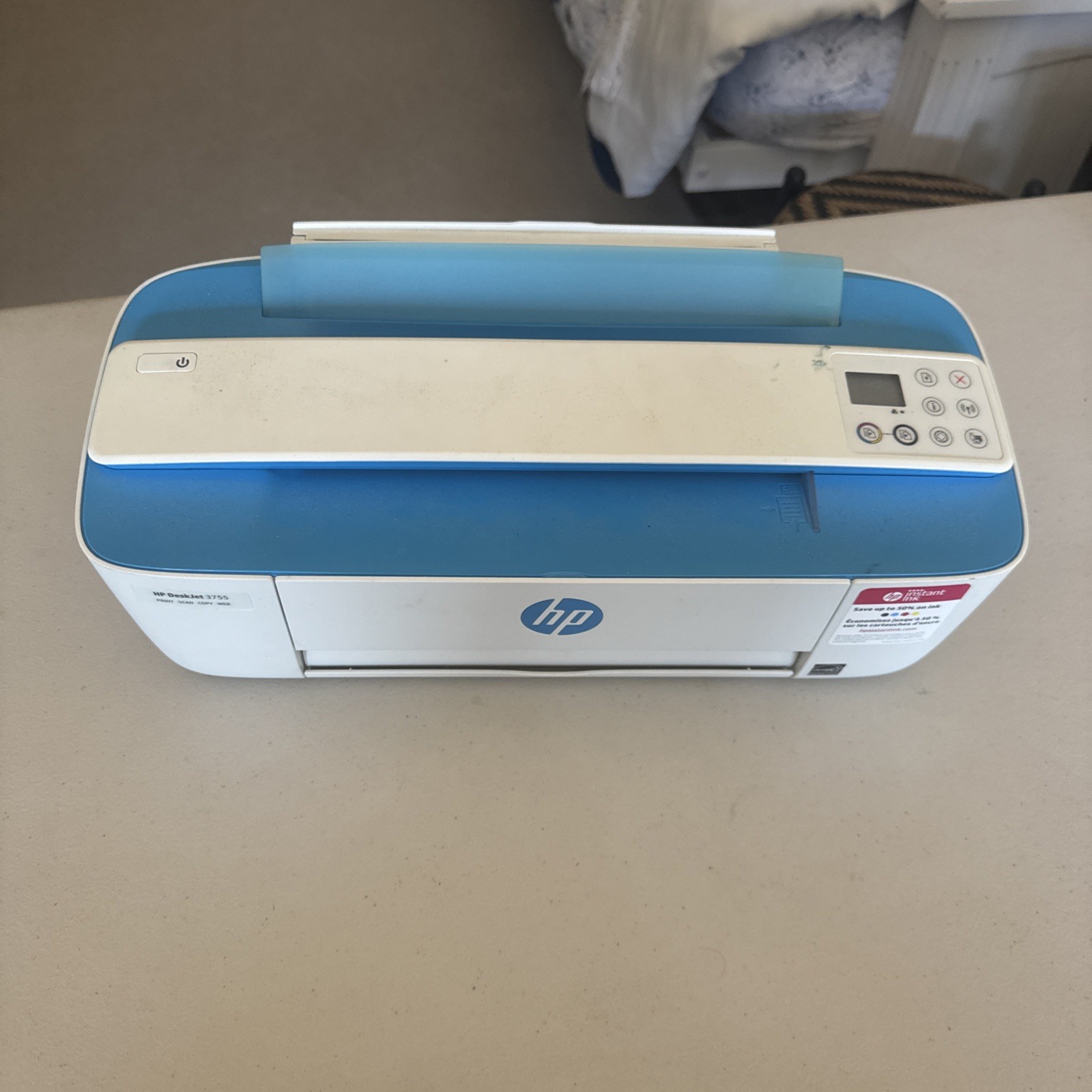 HP Deskjet 3755 Compact All-in-one Wireless Printer With Mobile Printing