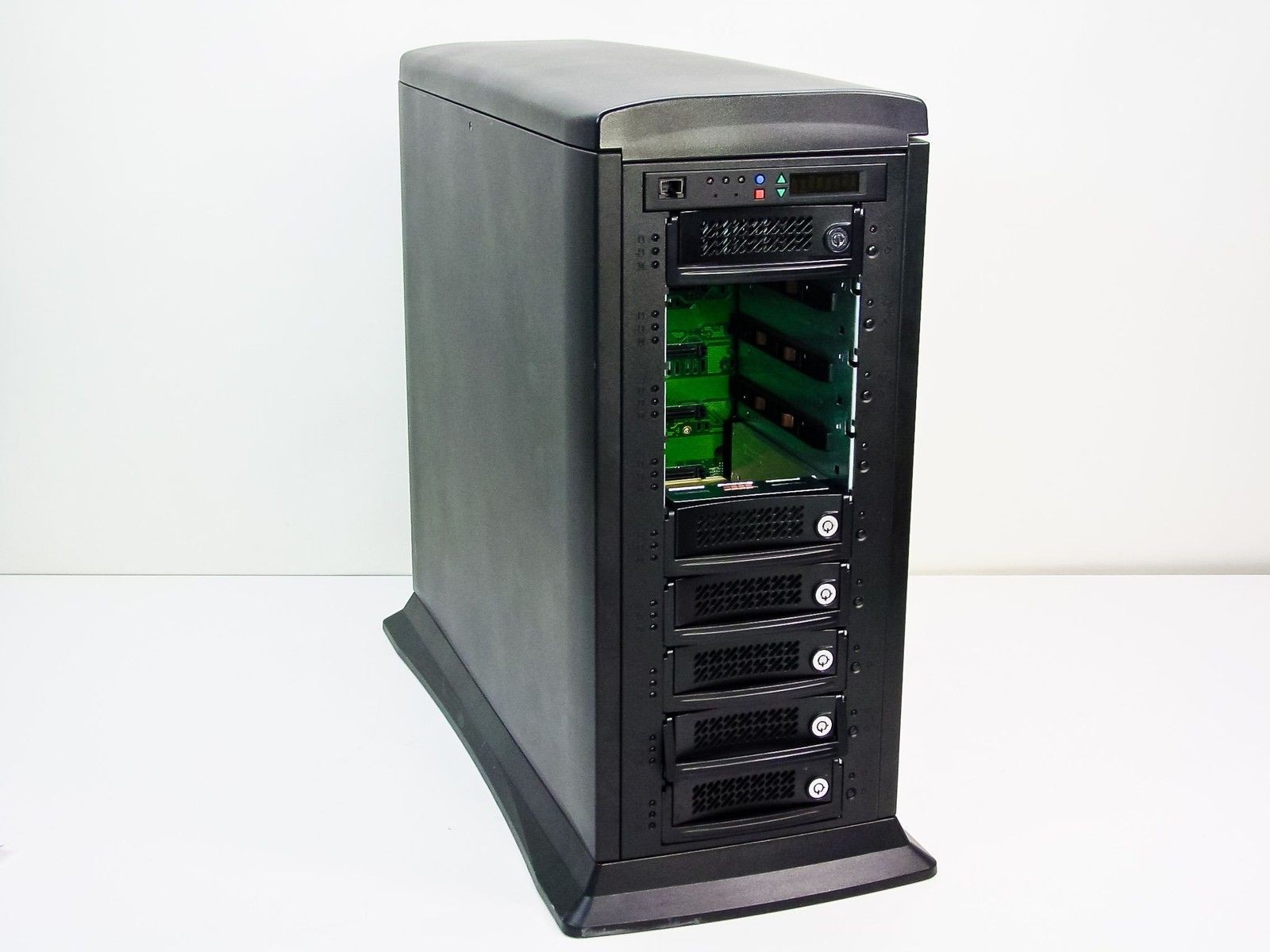 StorCase S10A107 IFS-9 SCSI LVD/SE 9-Bay Hard Drive Storage Cabinet 6 Caddies