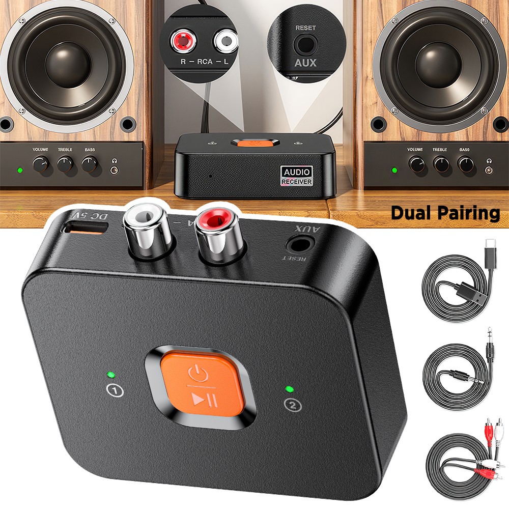 Bluetooth 6.0 Receiver Adapter -Audio Streaming for HiFi Music Streaming Speaker