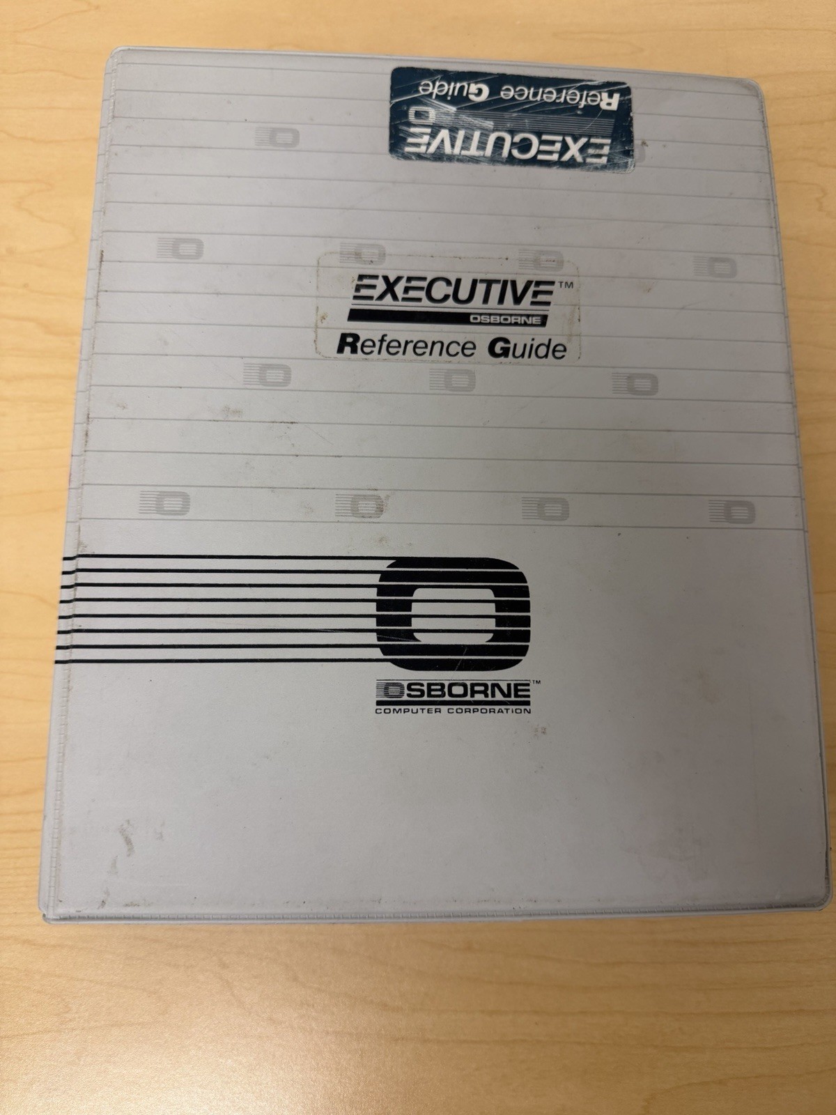 Osborne Executive Reference Guide Binder – WordStar etc.