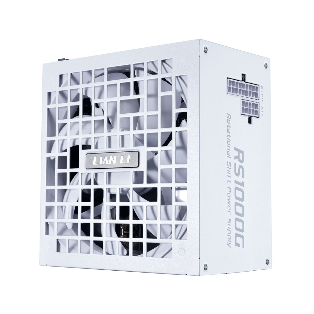 Lian Li RS 1000W Rotational Shift Fully Modular ATX Power Supply RS1000G White
