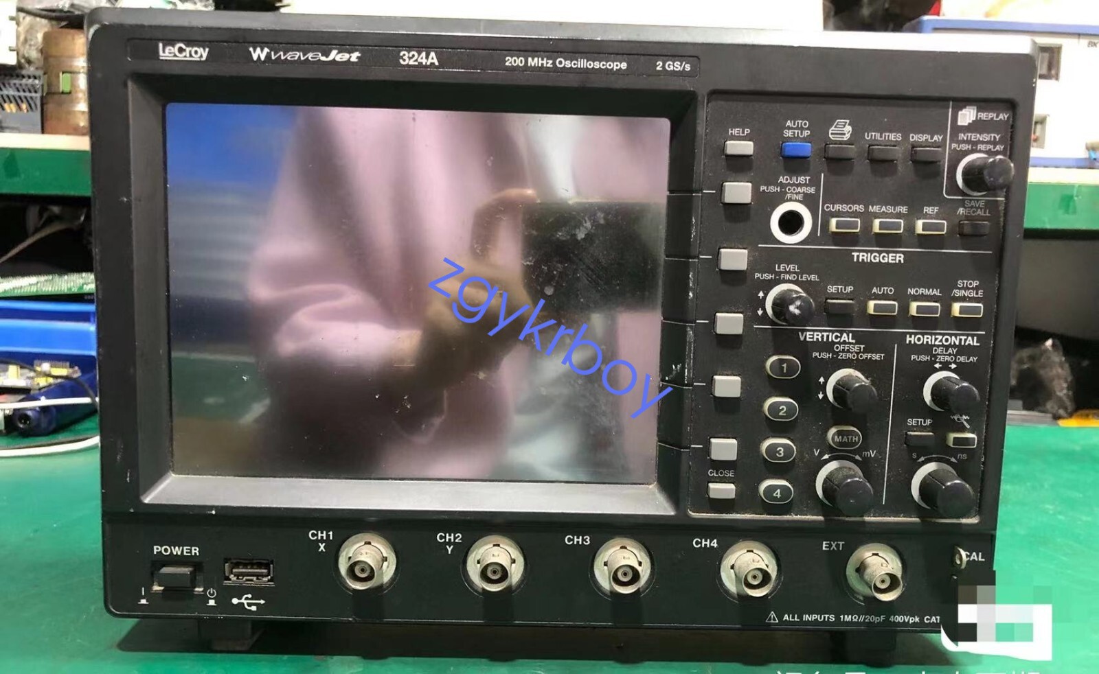 Tested 1PC LeCroy WaveJet 324A 200MHz 2GS/s  90-day warranty ！