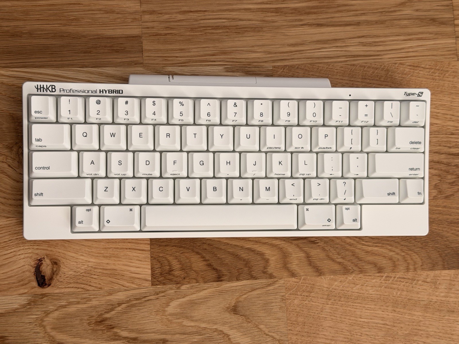 HHKB Professional Hybrid Type-S - Snow - Stamped Keycaps - Fantastic Condition