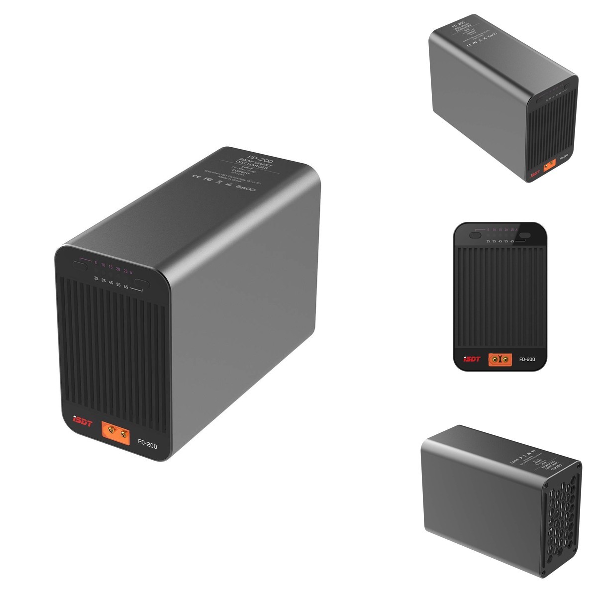 ISDT FD-200 Smart Discharger 200W 25A Wireless APP Control 2-8S Lipo Battery