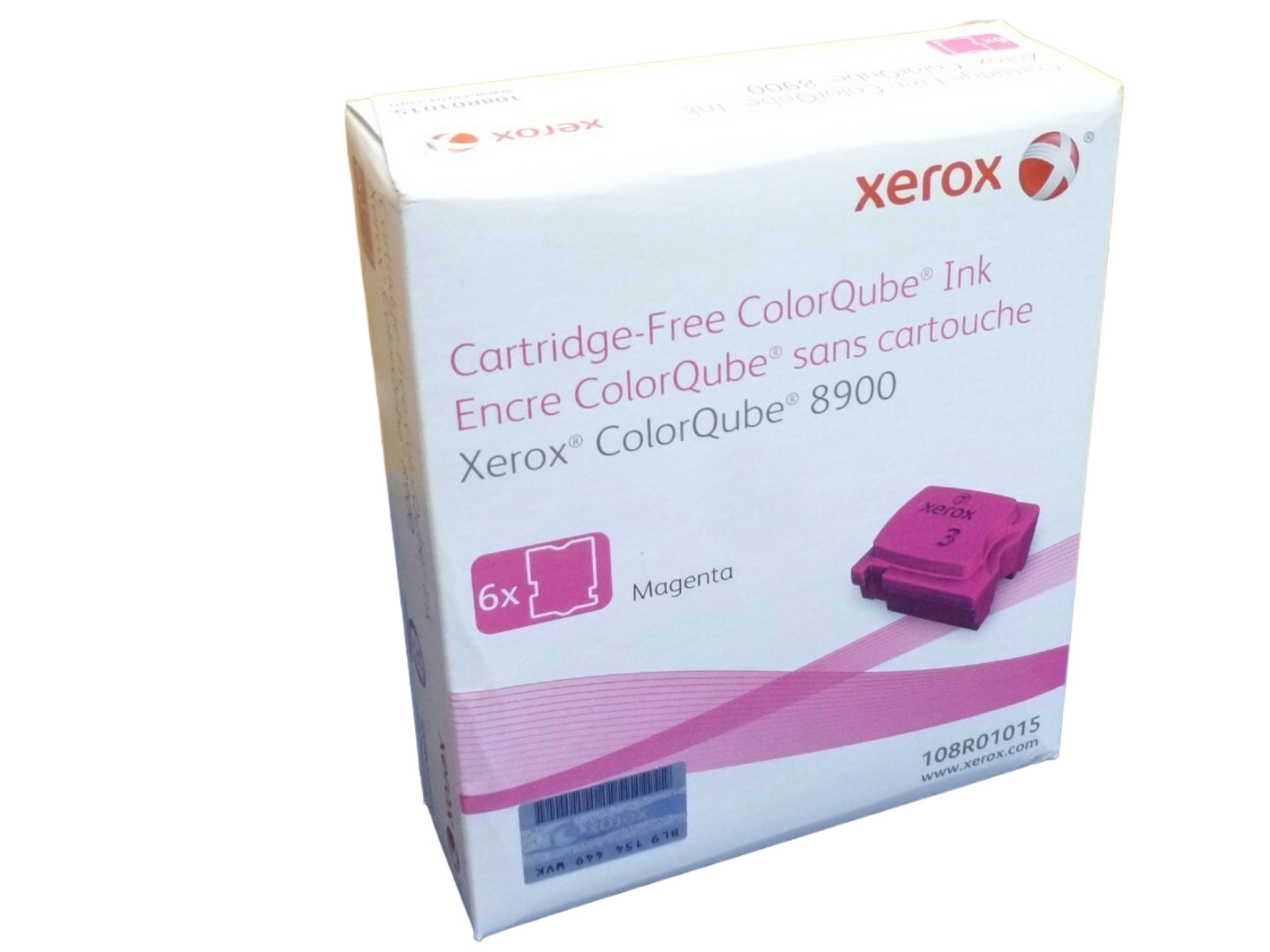 Genuine Xerox 108R01015 Magenta 6-Pack Ink Stick, New Sealed Box, We Ship Fast