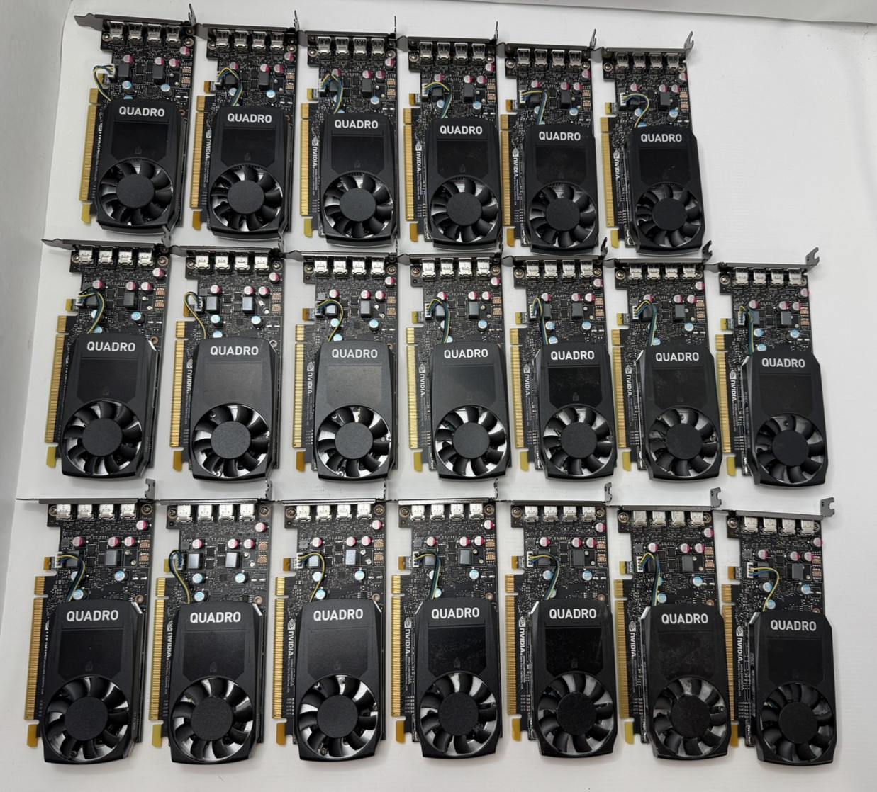 Lot Of 20 PNY NVIDIA Quadro P620 2GB GDDR5 SFF Graphics Cards Mini DP PCIe 3.0