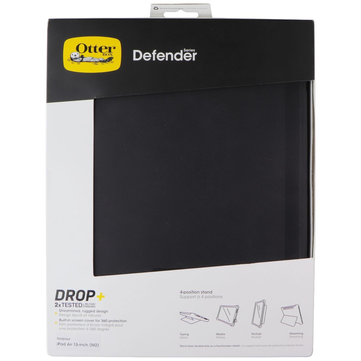 OtterBox Defender Series Case for Apple iPad Air 13-inch (M2) - Black