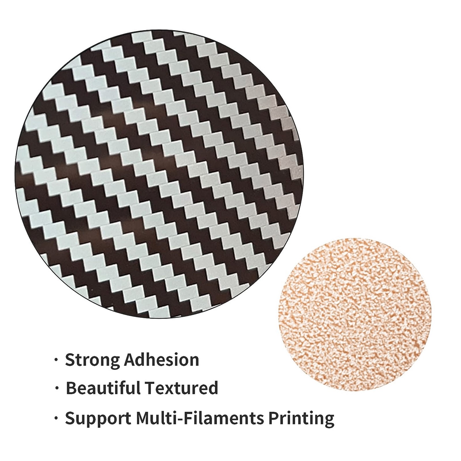 3D Printer Build Plate Smooth Carbon Fiber PET Textured PEI Spring Steel