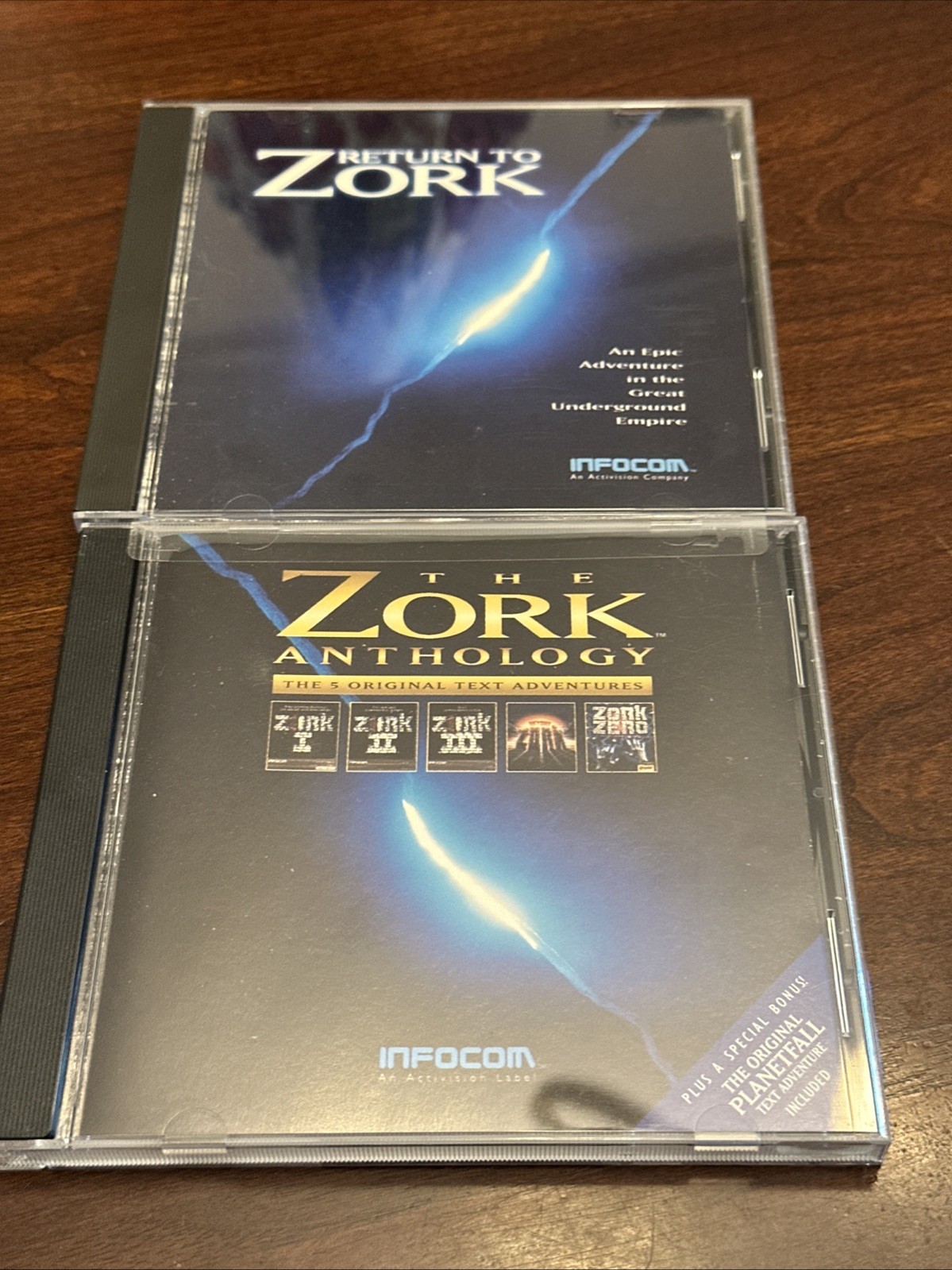 The Zork Anthology & Return to Zork PC Games CD-ROM Discs DOS Infocom