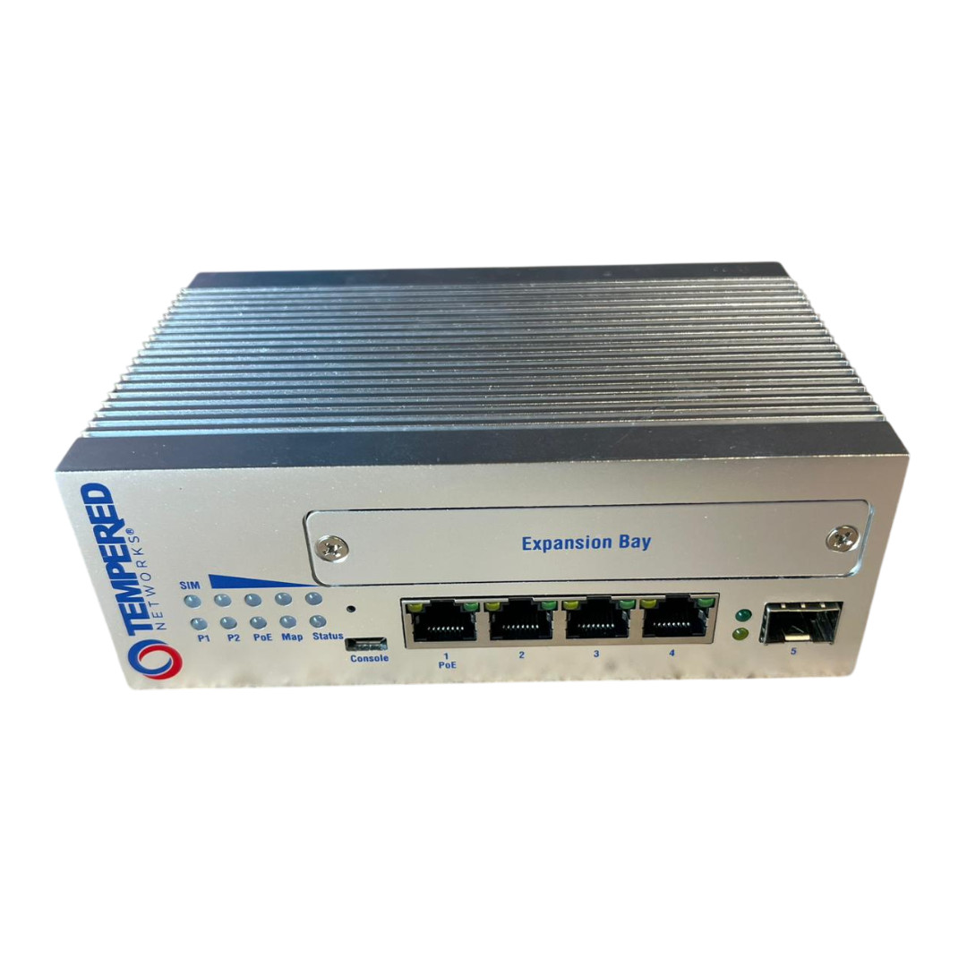 Tempered Networks HIPswitch 150e PLF-0128-03 Industrial VPN Switch 5-Port + PoE