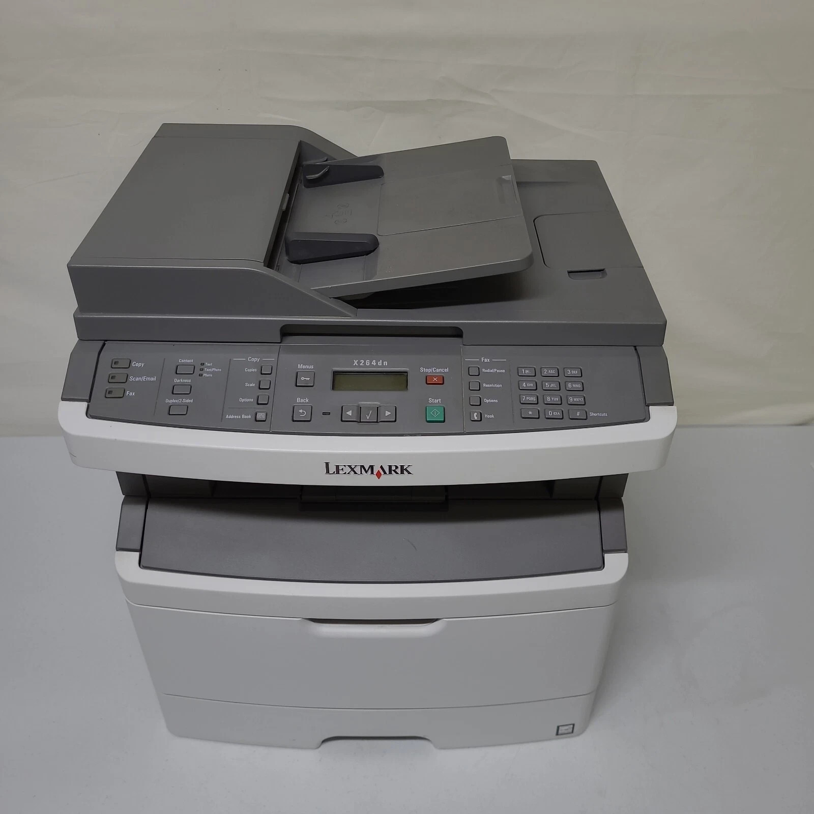 Lexmark X264DN Laser Printer Mono OEM TONER/DRUM All-In-One Duplex Pg Ct 9.5k