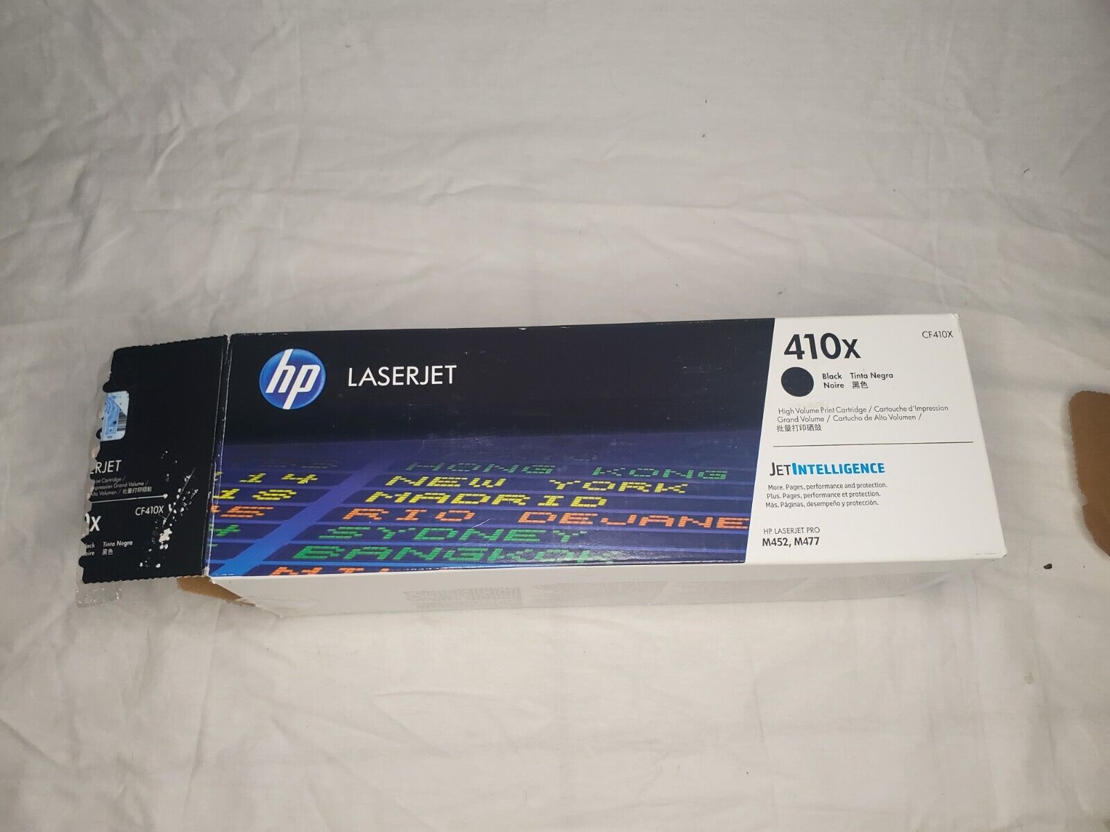 HP 410X (CF410XC) Black Toner Cartridge Used
