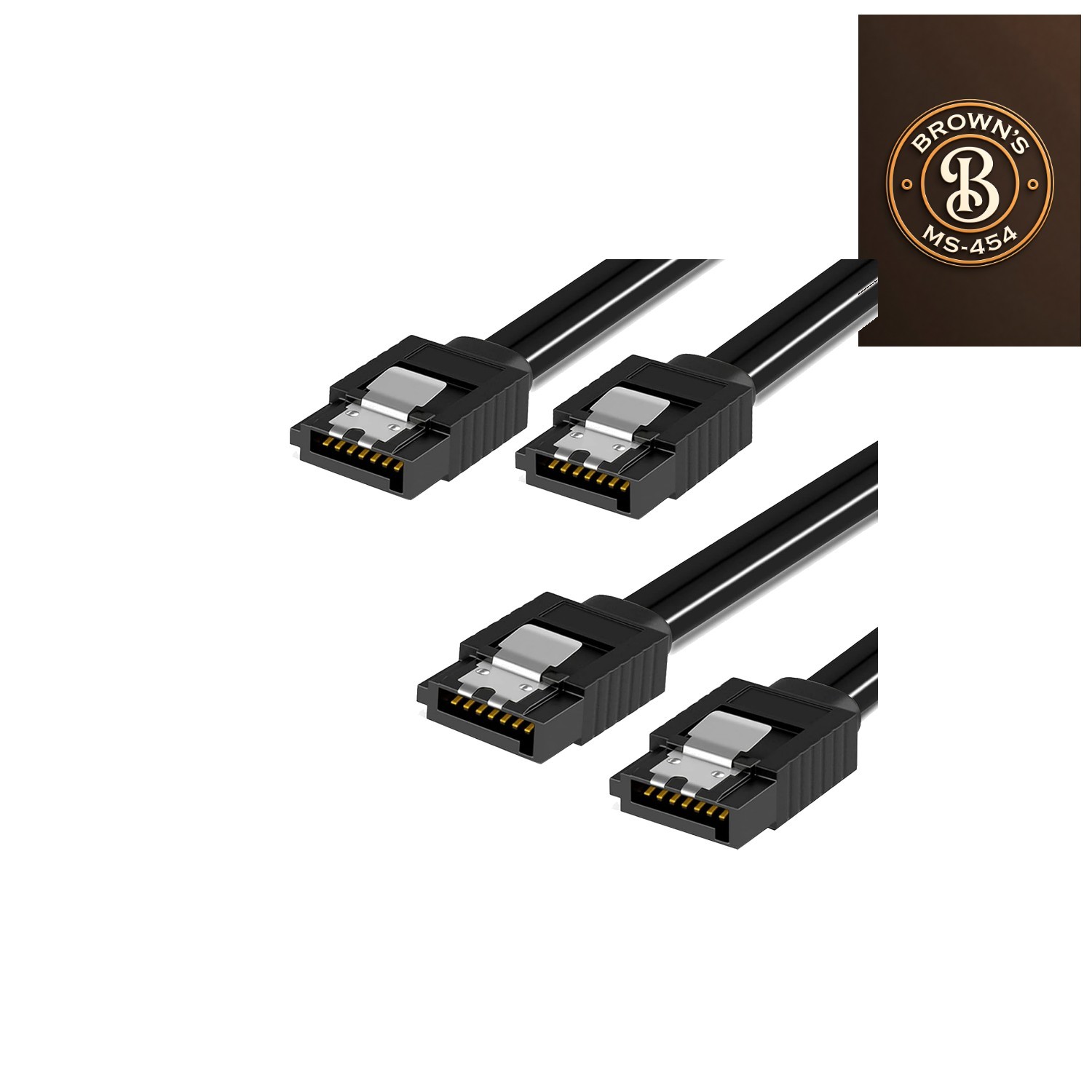 Upgrade Your Storage with 2-Pack 6Gbps SATA Cable 18 Inch - HDD/SSD Compatible