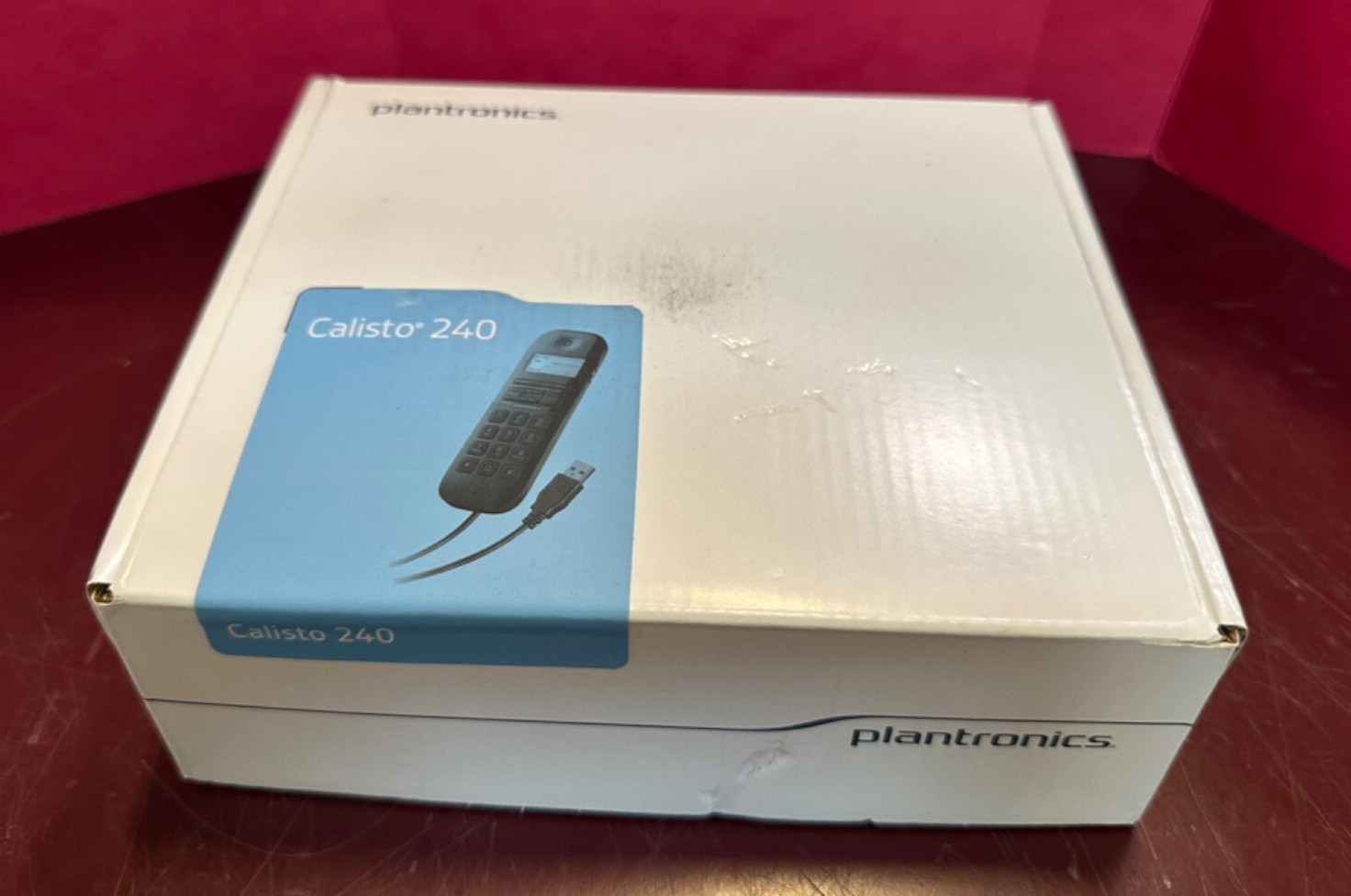 NEW Plantronics Calisto P240 USB Unified Communications Handset 57240.004