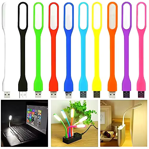 Flexible USB Lamp, Mini USB Light for Laptop LED Keyboard Light for Tablet