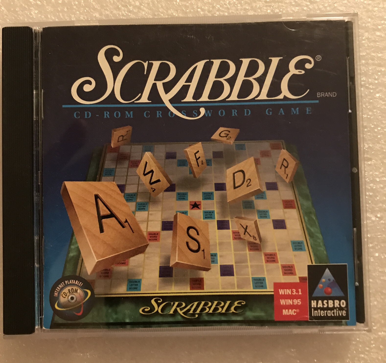 Scrabble CD-ROM Crossword Game for Windows 3.1/95 and MAC