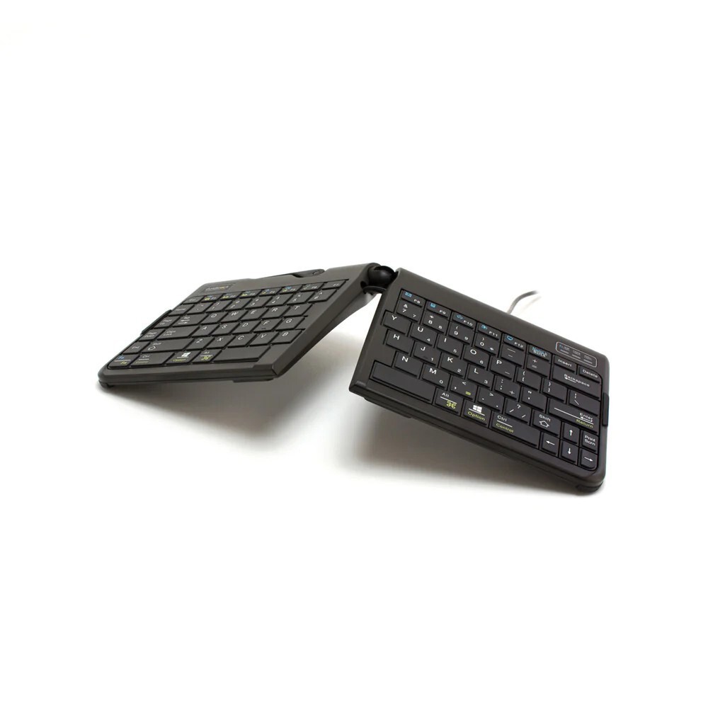 Goldtouch Go2 Travel Wired USB Keyboard Black GTP-0044 in Black