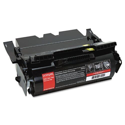 Lexmark Black Print Cartridge - Laser - 6000 Page - Black (64035SA)