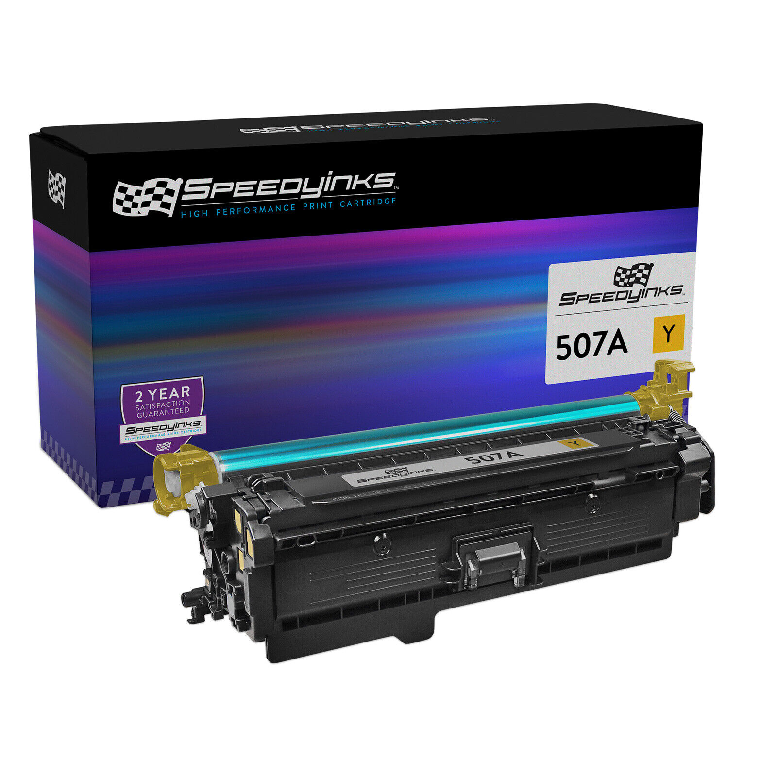 SPEEDY Replacement for HP 507A CE402A Yellow Toner Cartridge M551n M570dw M575c