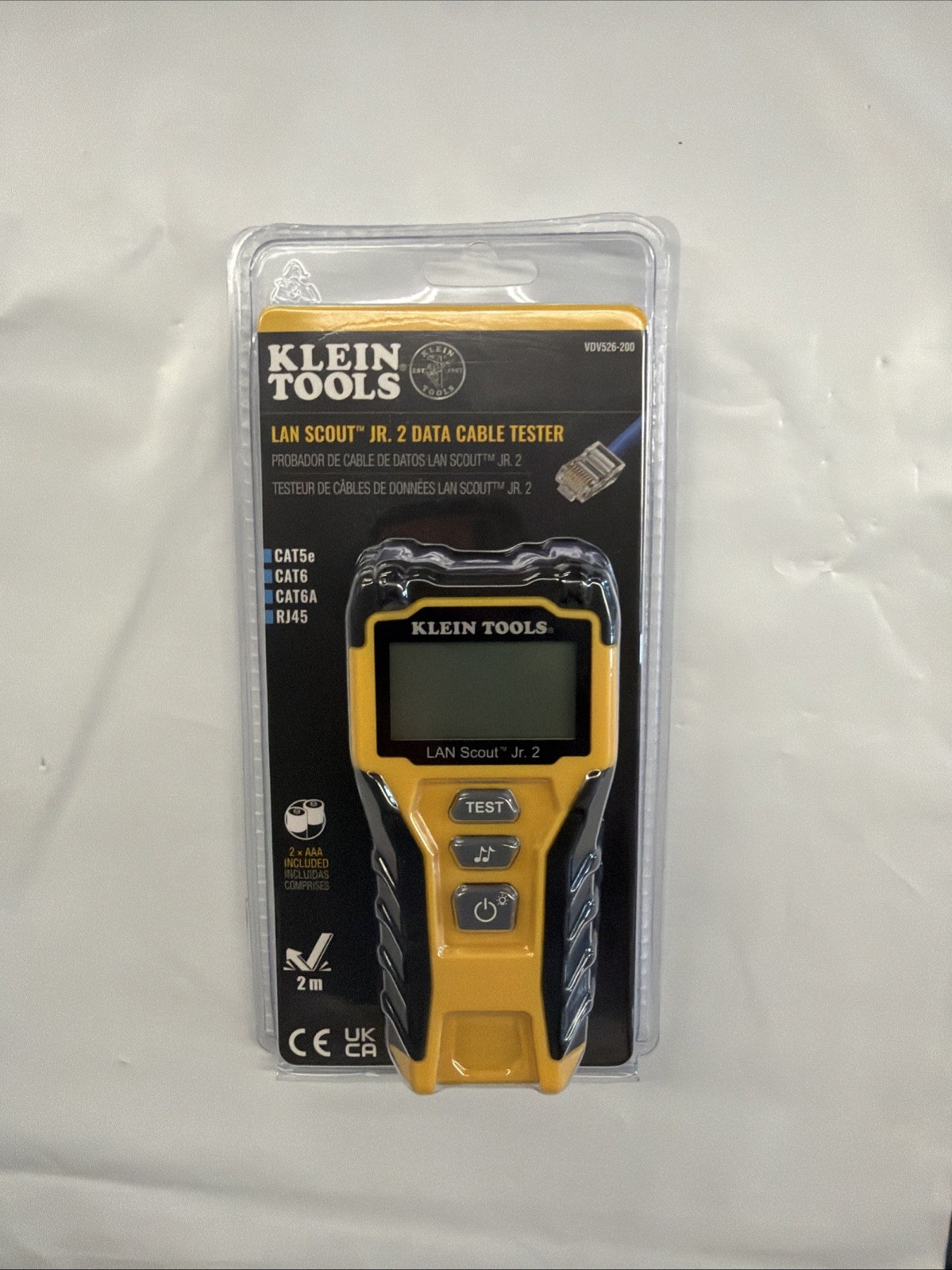 Klein Tools VDV526-200 LAN Scout Jr Ethernet Cable Tester RJ45 NIB🚚From USA🚚