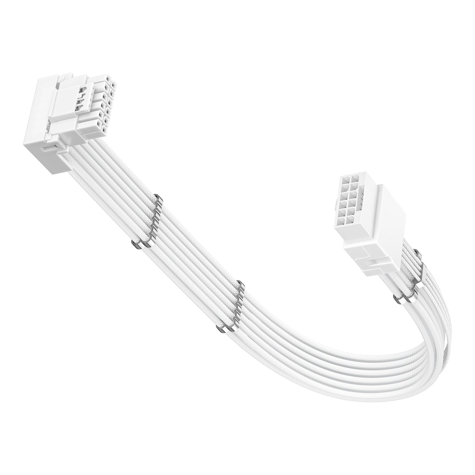 PCIe 5.0/5.1 16pin GPU Extension Cable Type A White 600W Fits RTX 5070/5090