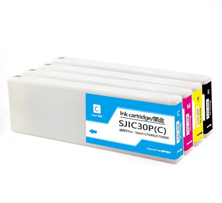 SJIC30P Ink Cartridge Compatible With Pigment Ink For Epson C7500G C7500GE