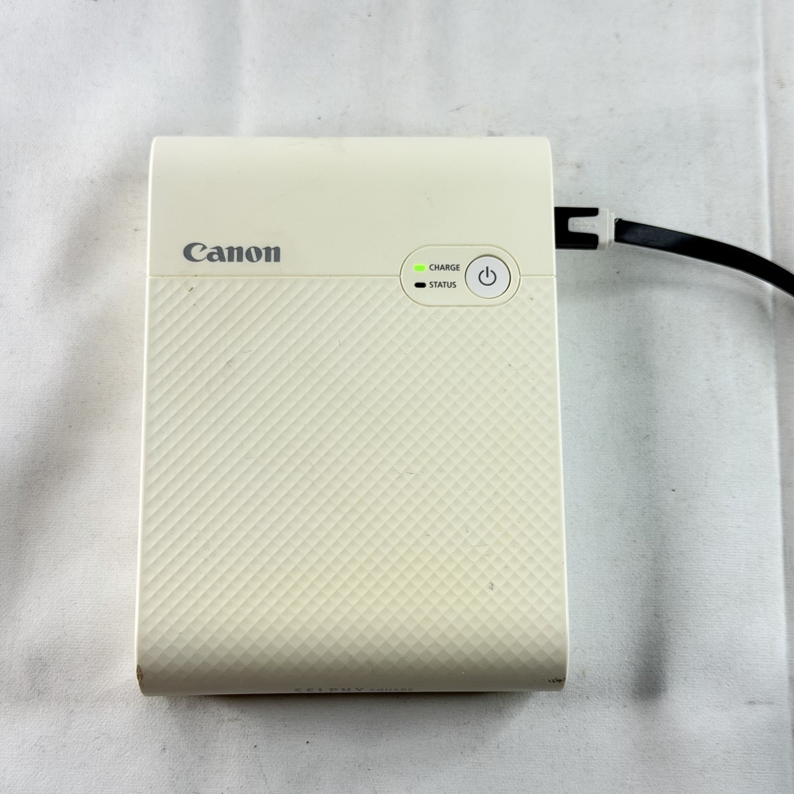 Canon SELPHY Square QX10 Smartphone Printer White (Heavy Duty/Sticker/Compact)