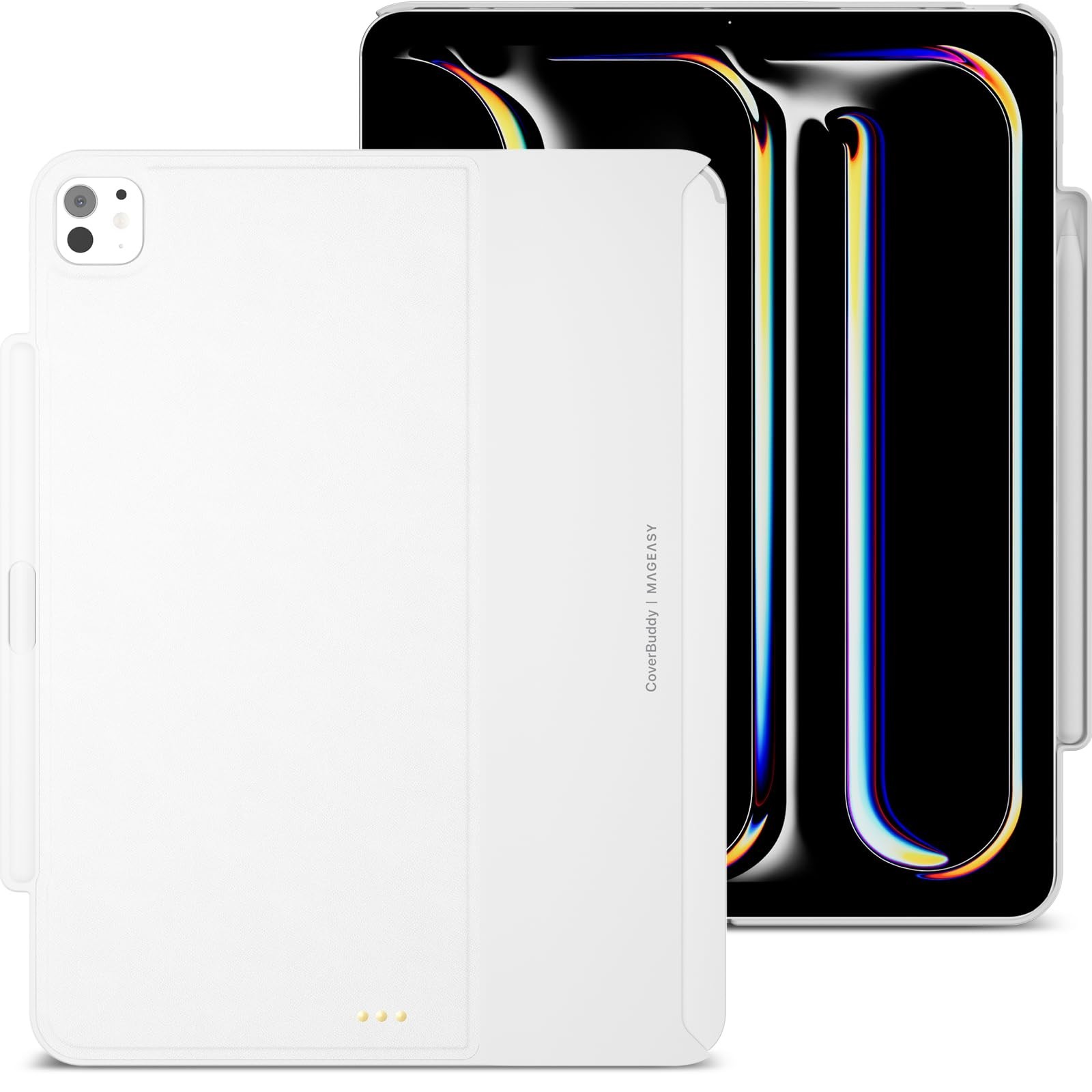 MAGEASY CoverBuddy iPad Case that Fits Magic Keyboard for iPad Pro 13” (M5 2025
