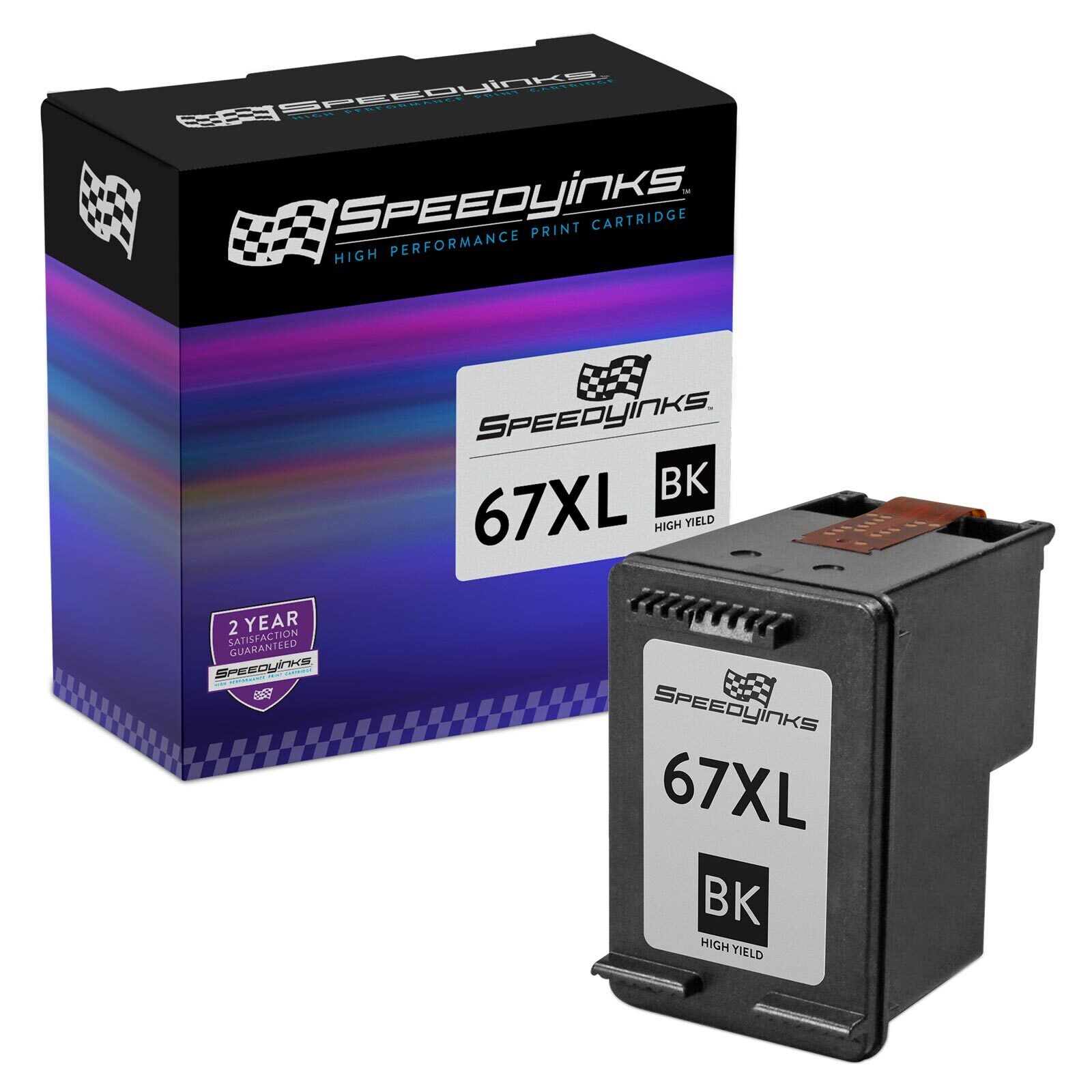 Speedy Replacement for HP 67XL 3YM57AN Black High Yield Ink Cartridge
