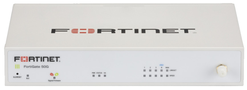 Fortinet FortiGate-50G-DSL 5xGE RJ45 ports 4 x Internal ports 1x embedded DSL