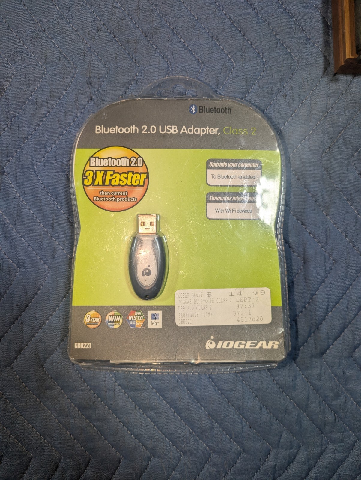 IOGear High Speed Bluetooth 2.0 USB Adapter Class 2 GBU221
