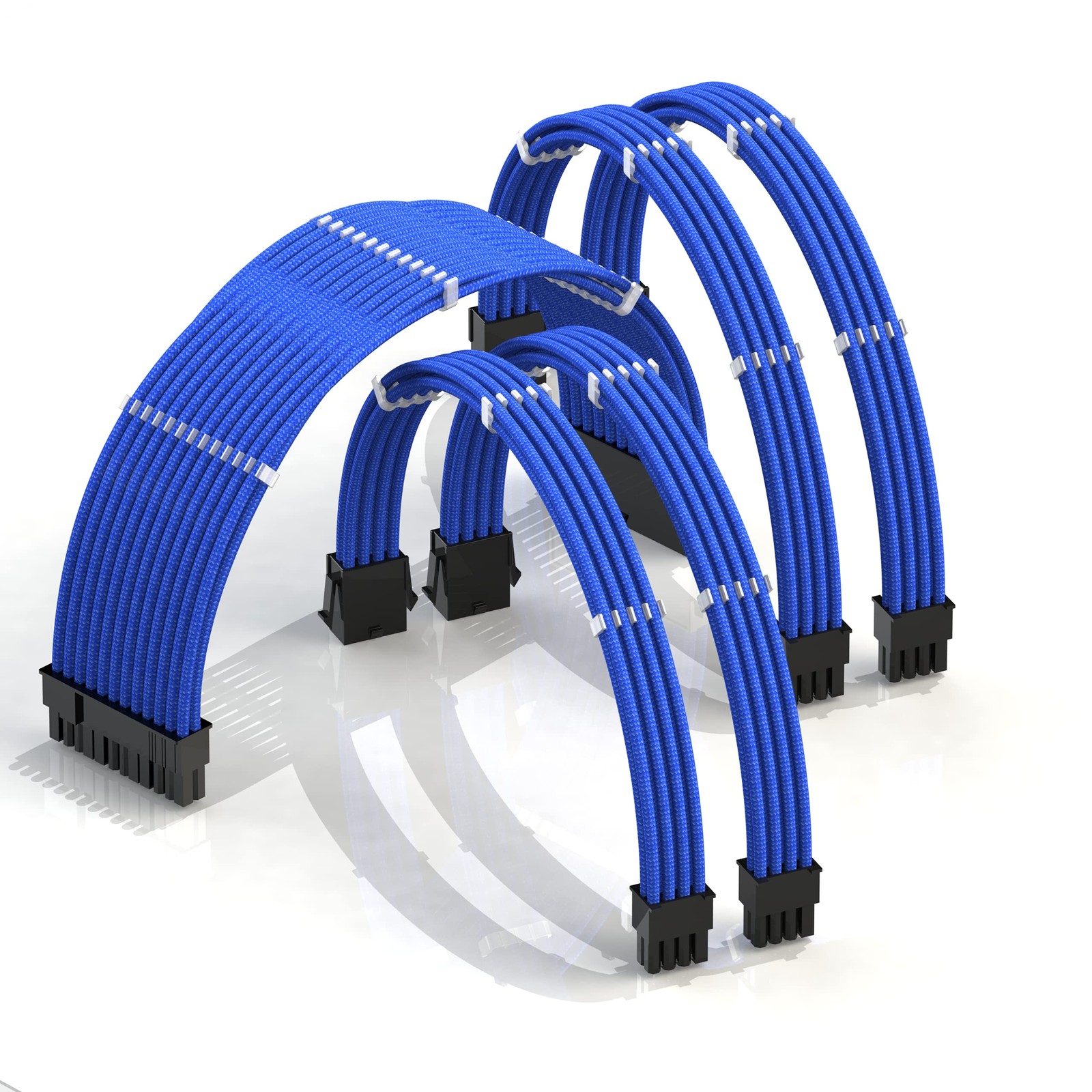 - AVA 30cm PSU Cable Extension Sleeved Custom Mod GPU PC Braided