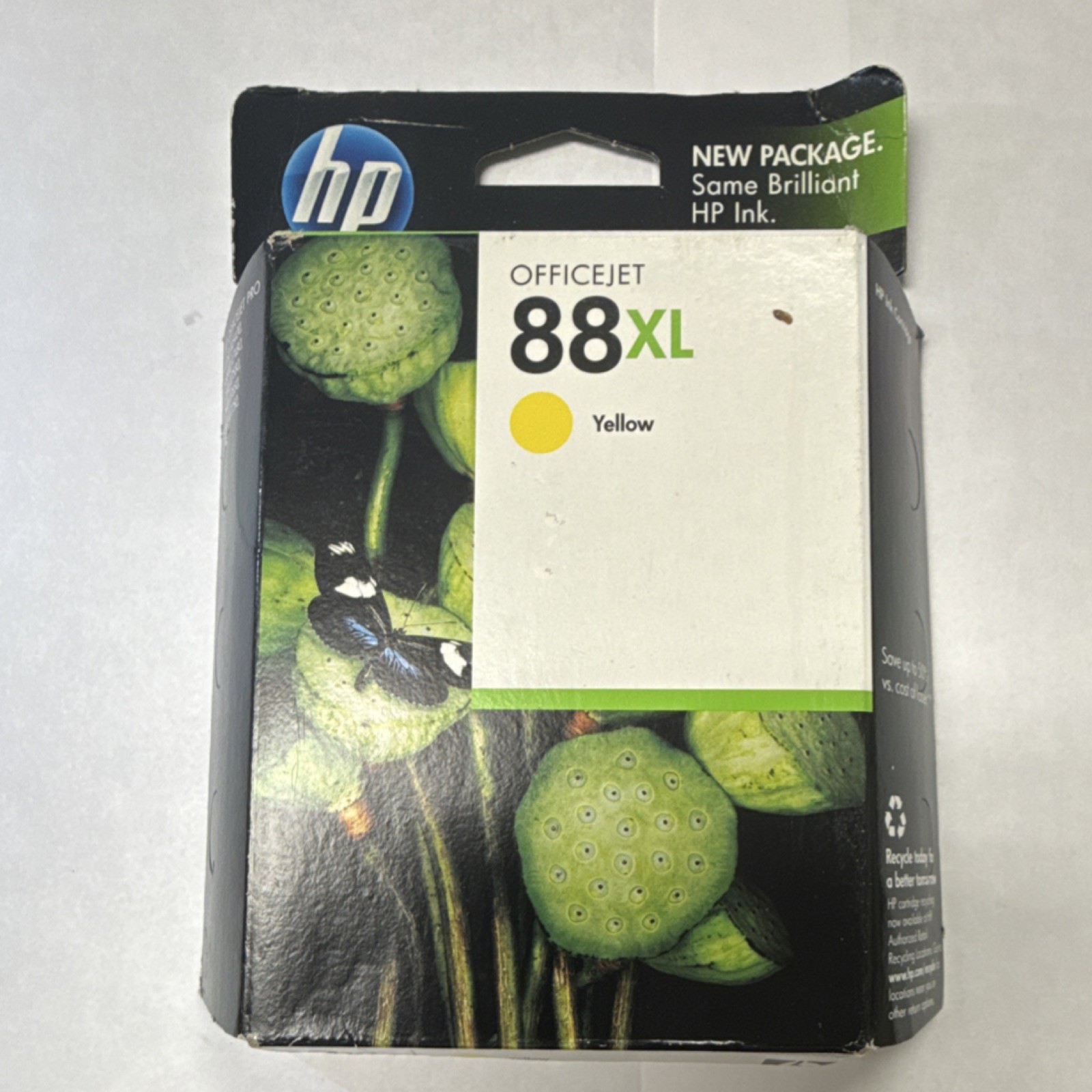 HP 88XL Genuine/Original Yellow Inkjet Cartridge for Officejet Pro K550 Series