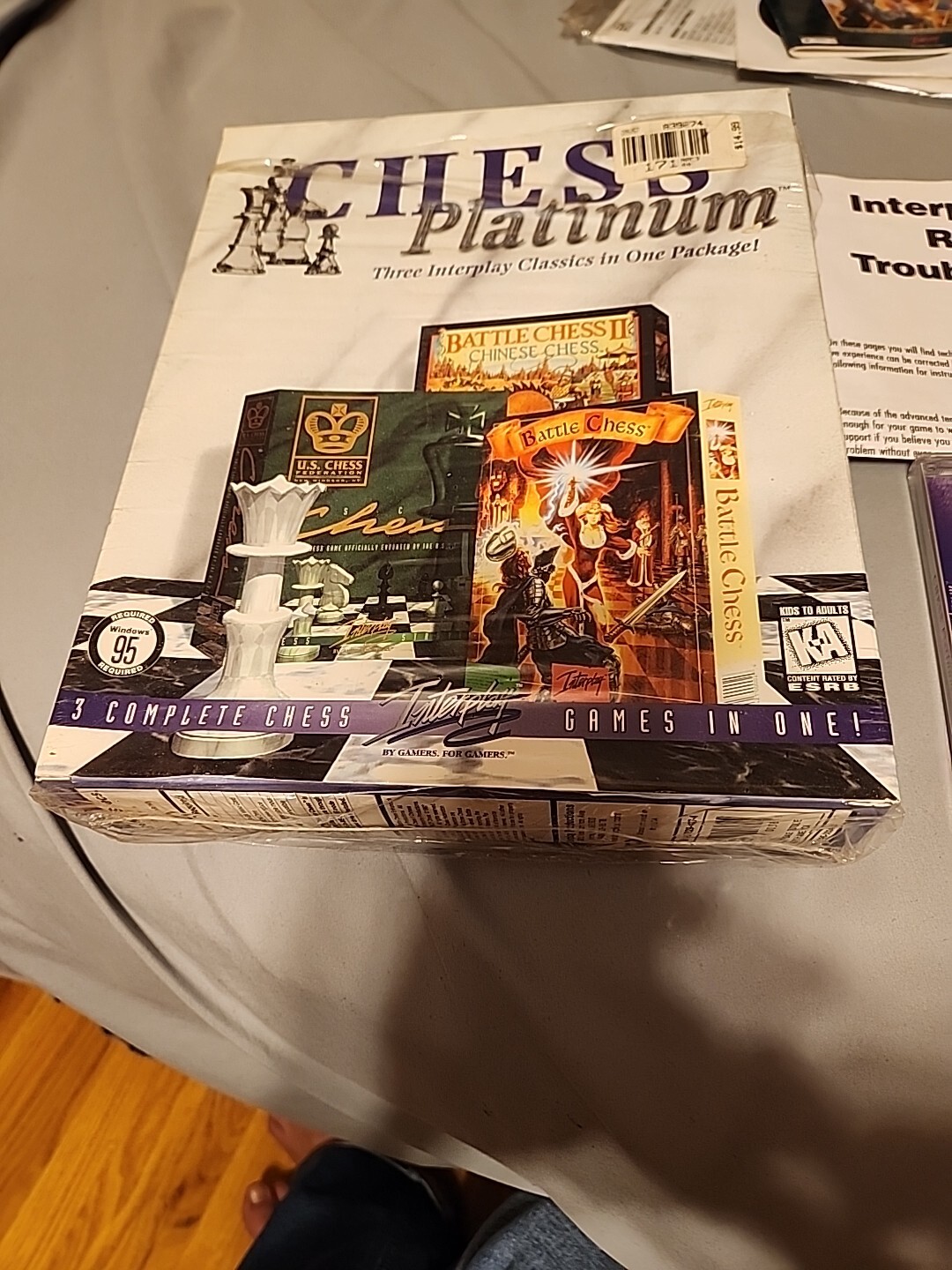 Chess Platinum 3 in 1 - Battle Chess I & II; USCF PC Game CD ROM 