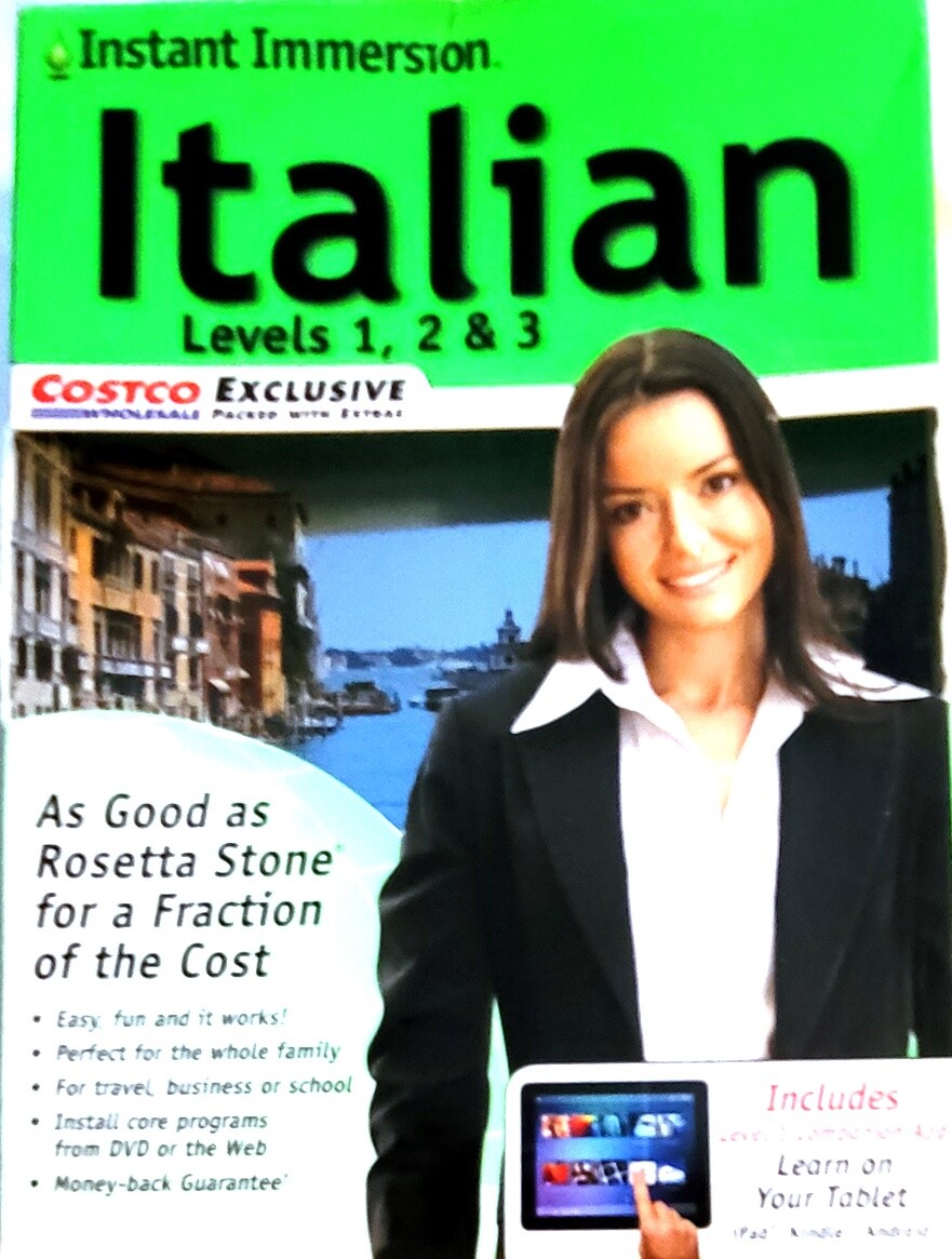 Learn Italian Levels 1, 2 & 3 