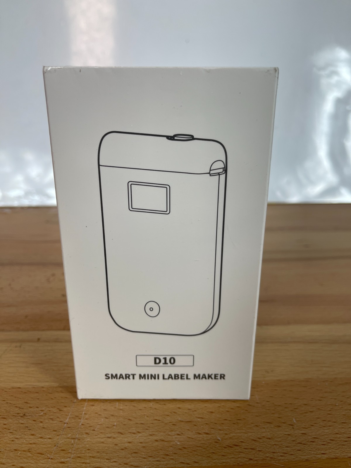 Smart Mini Label Maker D10 – Bluetooth Thermal Printer, White, USB, 15mm