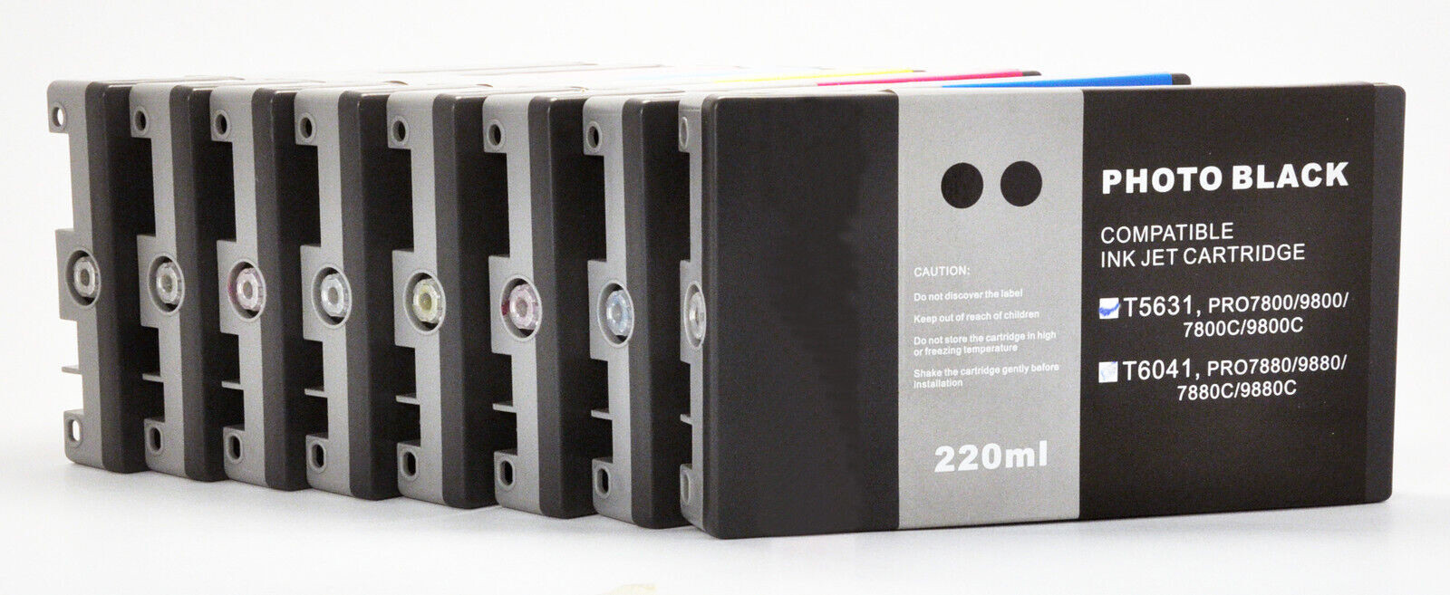 UltraChrome K3 Pigment Compatible for Epson Stylus 4800 Ink Cartridge 8pcX220