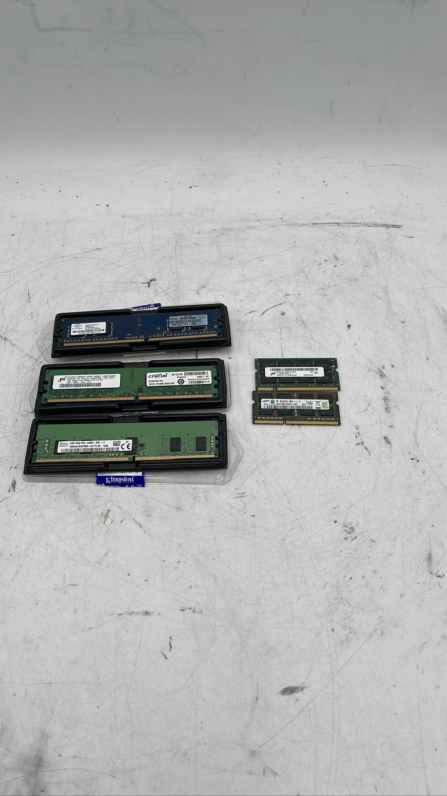 SK Hynix 4GB 1Rx8 DDR4 PC4-2400T ECC Server RAM HMA451R7AFR8N Lot of 5 Mixed