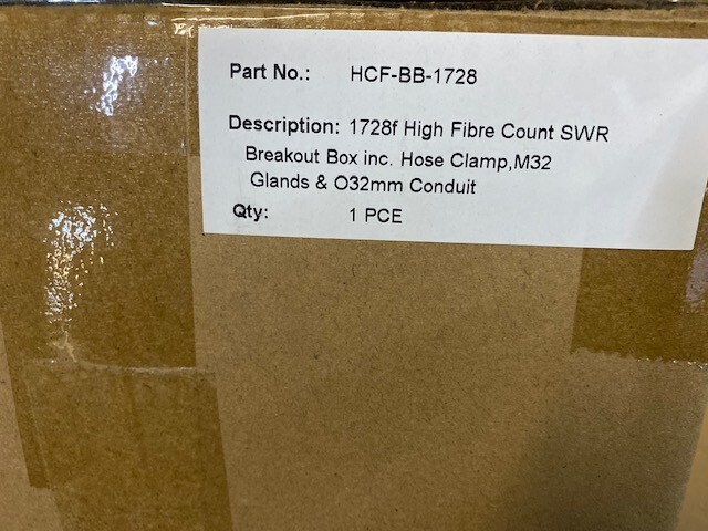 AFL Hyperscale 1728F SWR Breakout Box HCF-BB-1728 (NEW)