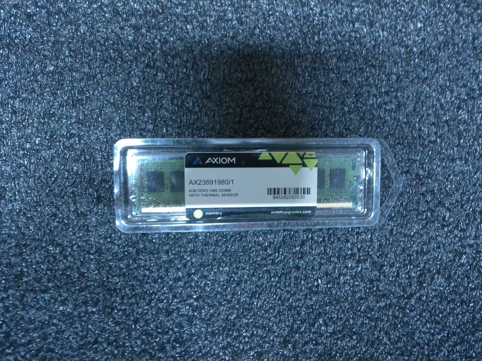 Axiom 4GB PC3-8500 240-pin DDR3 SDRAM DIMM AX23691980/1