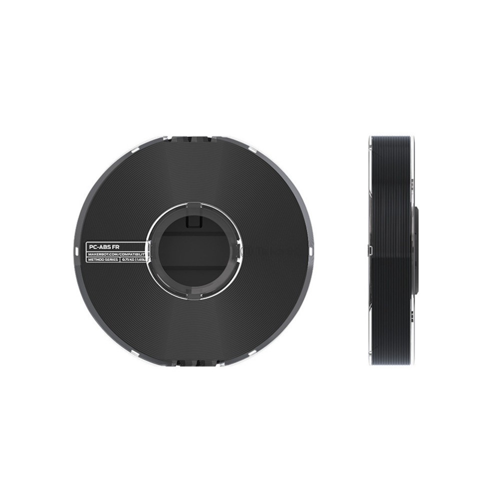 MakerBot PC-ABS FR Filament Spool for Method X 3D Printer 0.71kg 1.56lb (Black)