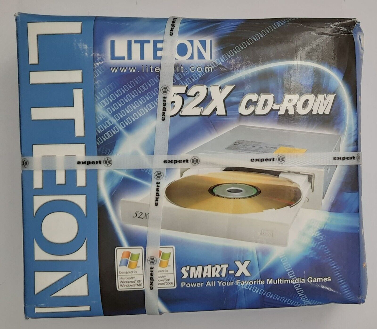 Lite-On LTN-5291S 52x IDE CD-ROM Drive (Retro, NOS, 2004)