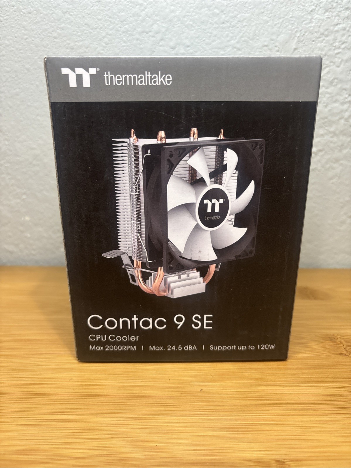 Contac 9 SE CPU Cooler, 120W Cooling Power, 92mm PWM Fan, PN:  CL-P106-AL09WT-A
