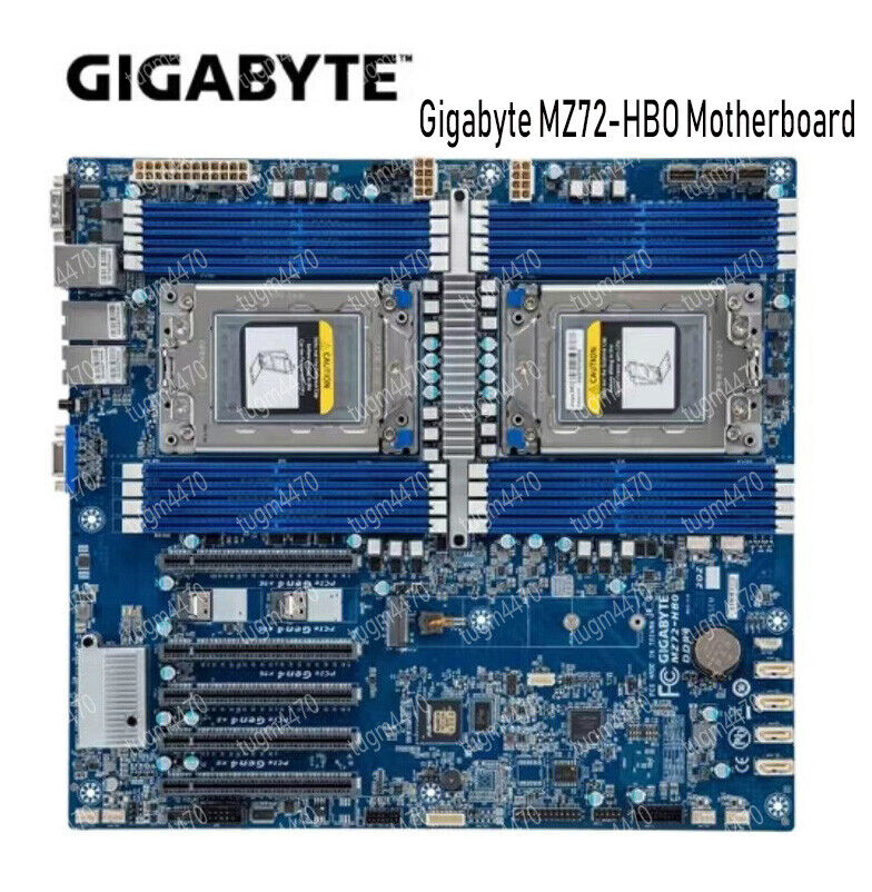 Gigabyte MZ72-HB0 REV4.0 AMD EPYC 7002-7003 Dual Socket Server Board DDR4 SP3