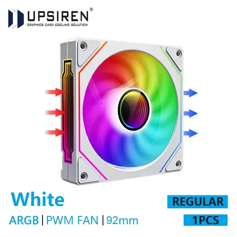 UF-9 PRISM 4 PRO Computer Chassis Fan 92mm ARGB 4 Pin PWM Quiet Cooling Fan 12V 