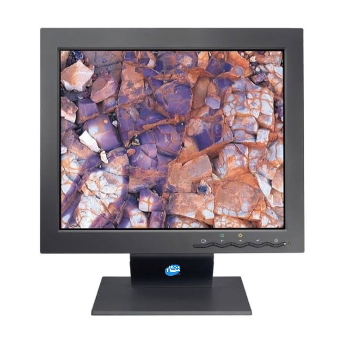 Simpletek LCD Monitor 15" 4:3 75Hz VGA D-Sub 250 cd/m² Black