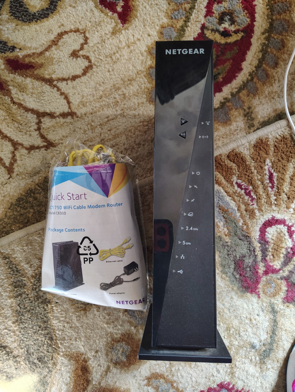 Netgear AC1750 WiFi Cable Modem Router Model C6300