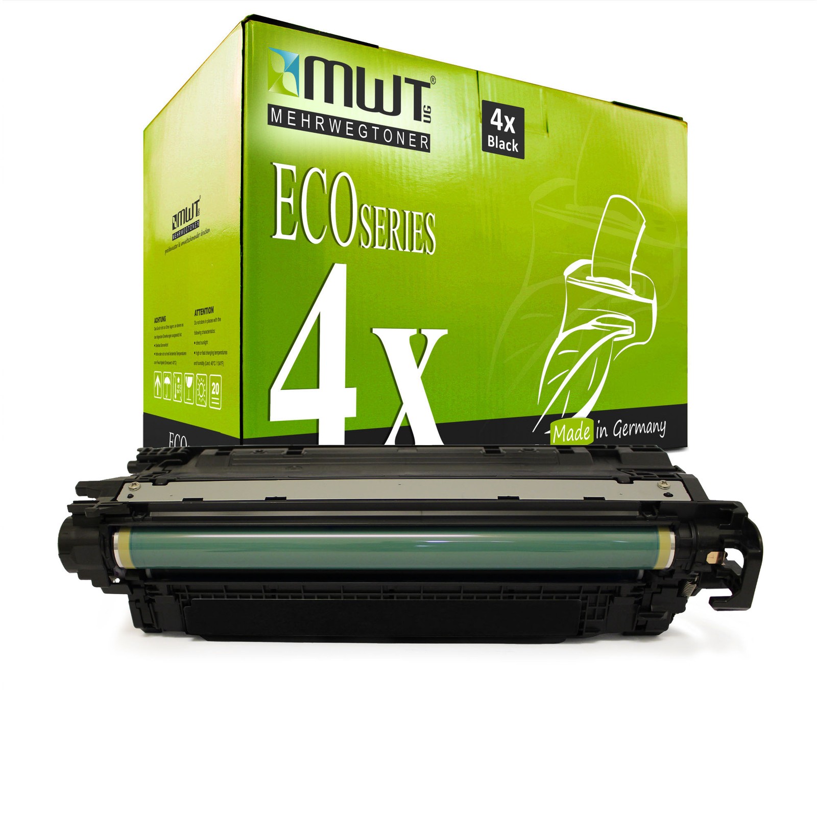 4x MWT ECO Toner BLACK Compatible HP 307A for CP-5225 Series
